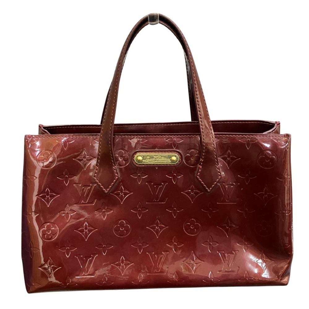 Louis Vuitton Wilshire PM Handbag, Monogram Vernis/Monogram Canvas, M93641